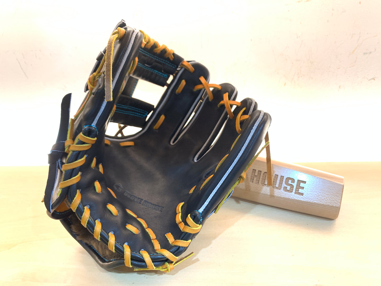 【佐藤グラブ工房×グラブハウス】コラボグラブ「縁」 硬式グラブ ENGI61 内野手用 ブラック 受注生産2〜3ヶ月